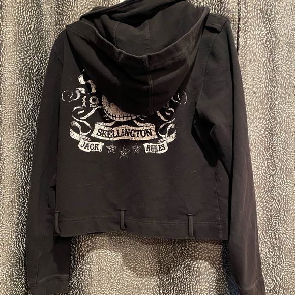 DISNEY Nightmare Before Christmas Vintage Jack Skellington zip hoodie - Picture 4 of 7